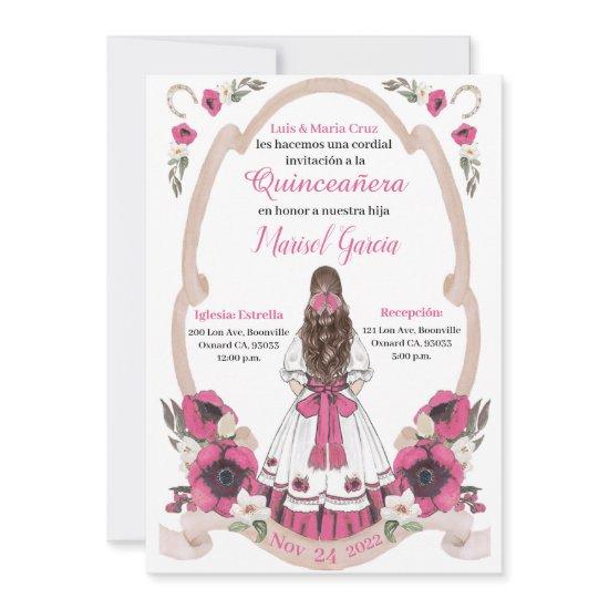 Pink  Quinceanera Charra, Rancho Charro Western