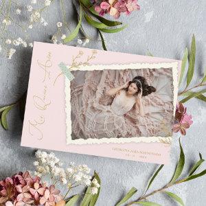 Pink Romantic Vintage Photo Album Scrapbook XV