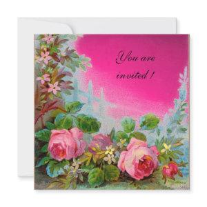 PINK ROSES & JASMINES ,Fuchsia Gem