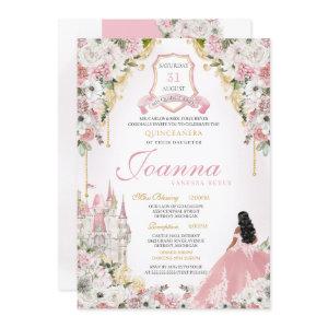 Pink Royal Princess Elegant Castle Quinceanera