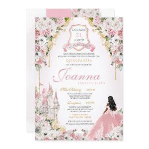 Pink Royal Princess Elegant Castle Quinceanera