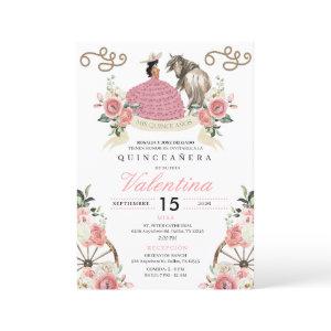 Pink Rustic Mariachi Cowgirl Western Quinceañera