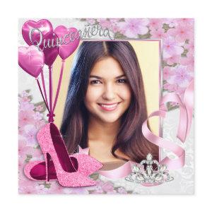 Pink Shoes Photo Quinceanera