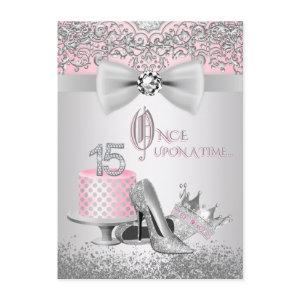 Pink Silver Quinceanera Princess Birthday Party