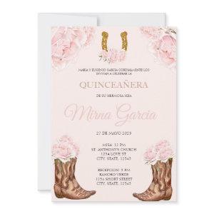 Pink Western Charra Themed Quinceanera