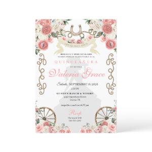 Pink Western Charra Woman Cowgirl Quinceañera