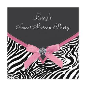 Pink Zebra Birthday Party