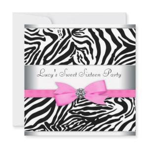 Pink Zebra Birthday Party