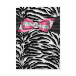 Pink Zebra Party  RSVP