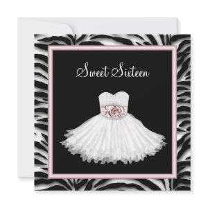 Pink Zebra Sweet Sixteen Birthday Party
