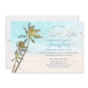 PixDezines Beach Sweet Sixteen Crystal Blue Ocean