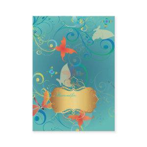 PixDezines Butterflies+Dragonflies, place cards