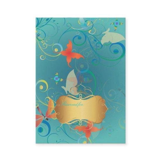 PixDezines Butterflies+Dragonflies, place cards