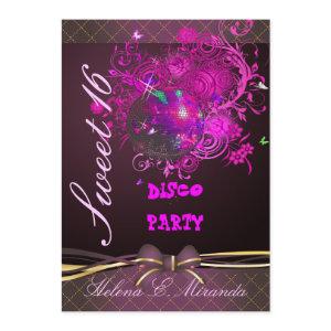 PixDezines Disco Ball Sweet 16/ princess/tiara