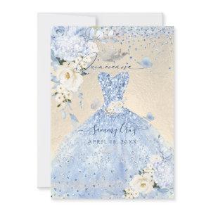 PixDezines Dusty Blue Hyde Quinceanera Dress