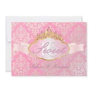 PixDezines josephine damask sweet 16/tiara