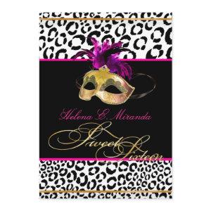 PixDezines Leopard Sweet 16 Masquerade/DIY color!!