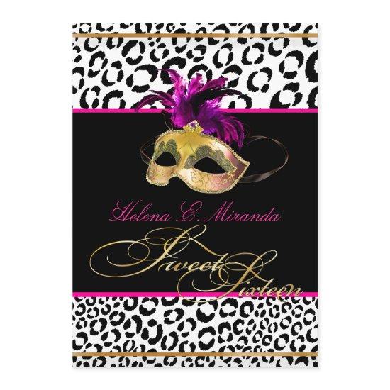 PixDezines Leopard Sweet 16 Masquerade/DIY color!!