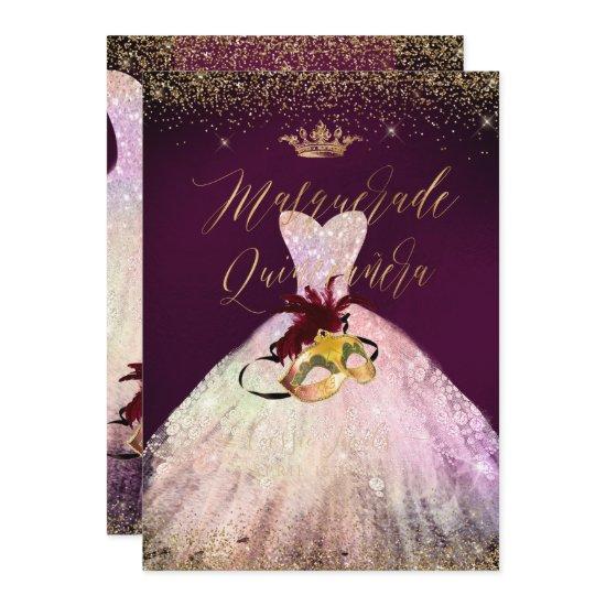 PixDezines Masquerade Quinceanera Cotton Candy
