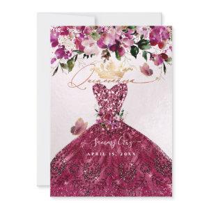 PixDezines Quinceanera Cherry Red Dress