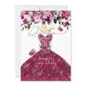 PixDezines Quinceanera Cherry Red Dress