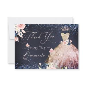 PixDezines Quinceanera Thank You Card