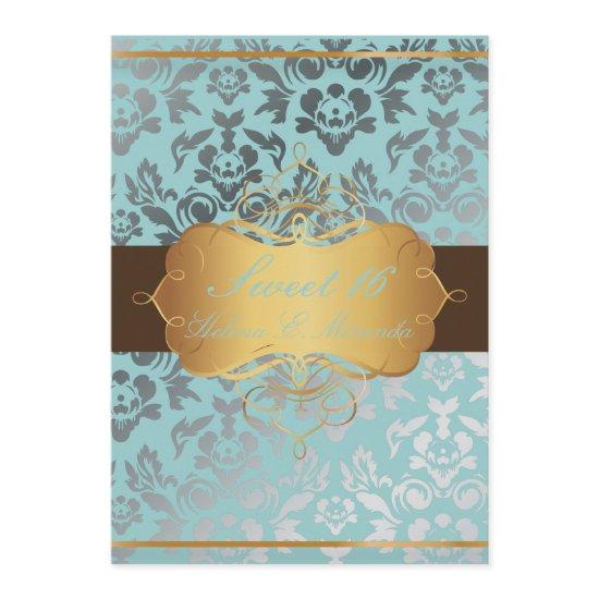 PixDezines Sweet 16/ Damask/tiara/diy colors