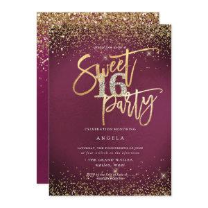 PixDezines Sweet 16 Diamond Glitters Sangria