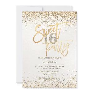 PixDezines Sweet 16 Diamond Pearl Gold Glitter