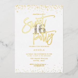 PixDezines Sweet 16 Diamond Silver Gold Foil