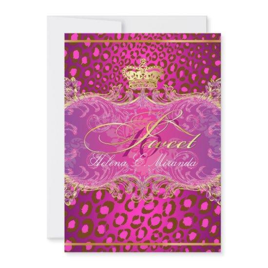 PixDezines Sweet 16/Magenta leopard/DIY color!!