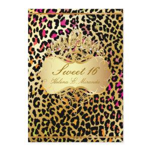 PixDezines Sweet 16/ princess/leopard