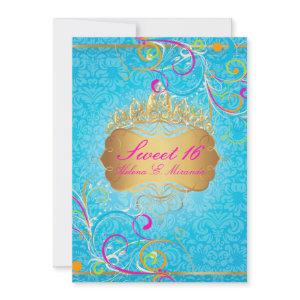 PixDezines Sweet 16/Rainbow Swirls