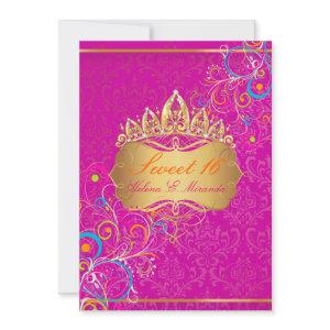PixDezines Sweet 16/Rainbow Swirls