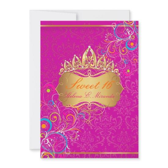 PixDezines Sweet 16/Rainbow Swirls