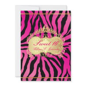 PixDezines Sweet 16/Zebra Stripes
