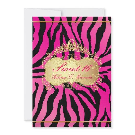 PixDezines Sweet 16/Zebra Stripes