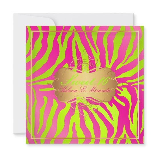 PixDezines Sweet 16/Zebra Stripes