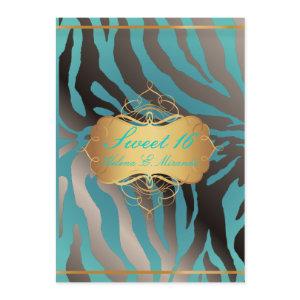 PixDezines Sweet 16/Zebra Stripes