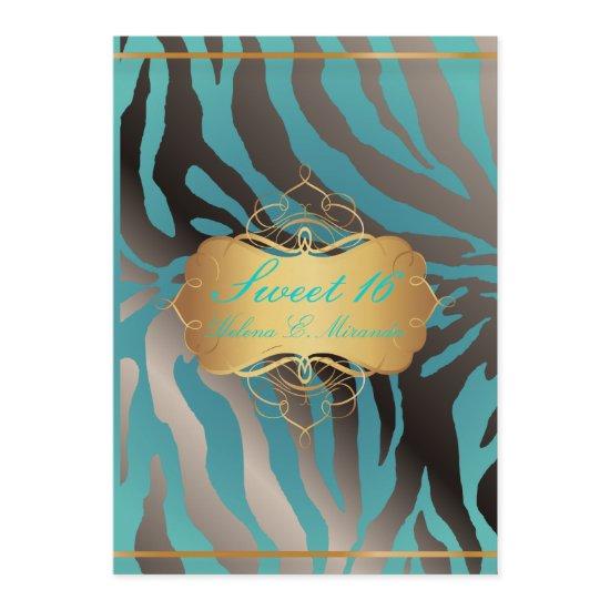 PixDezines Sweet 16/Zebra Stripes