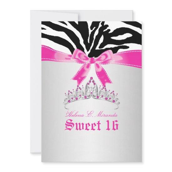 PixDezines Sweet 16/Zebra Stripes