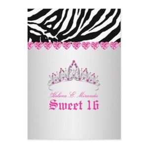 PixDezines Sweet 16/Zebra Stripes