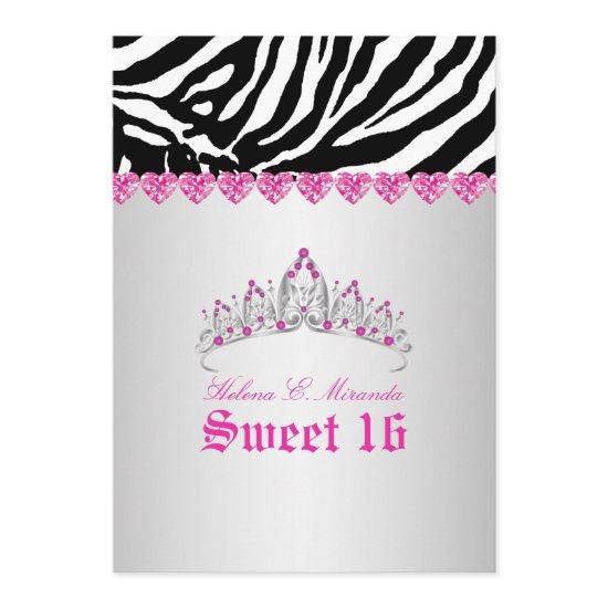PixDezines Sweet 16/Zebra Stripes