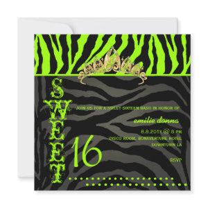 PixDezines Sweet 16/Zebra Stripes