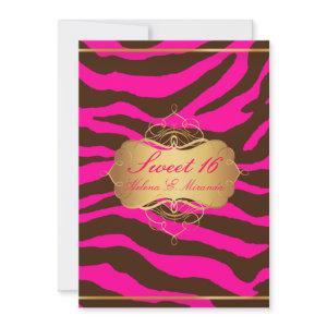 PixDezines Sweet 16/Zebra Stripes