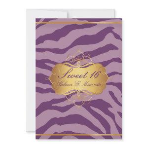 PixDezines Sweet 16/Zebra Stripes