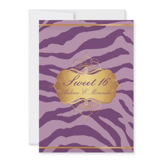 PixDezines Sweet 16/Zebra Stripes