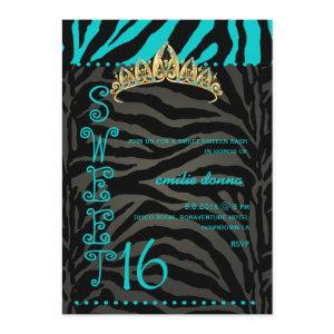 PixDezines Sweet 16/Zebra Stripes