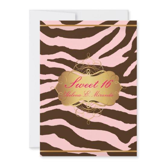 PixDezines Sweet 16/Zebra Stripes