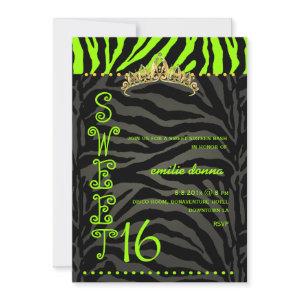 PixDezines Sweet 16/Zebra Stripes